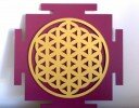 Flower of Life with Yantra Wall hanging 18″