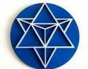 Merkaba in a circle 18″ wall decoraction