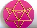 Merkaba in a circle 8″ wall decoraction