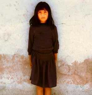 girl and wall